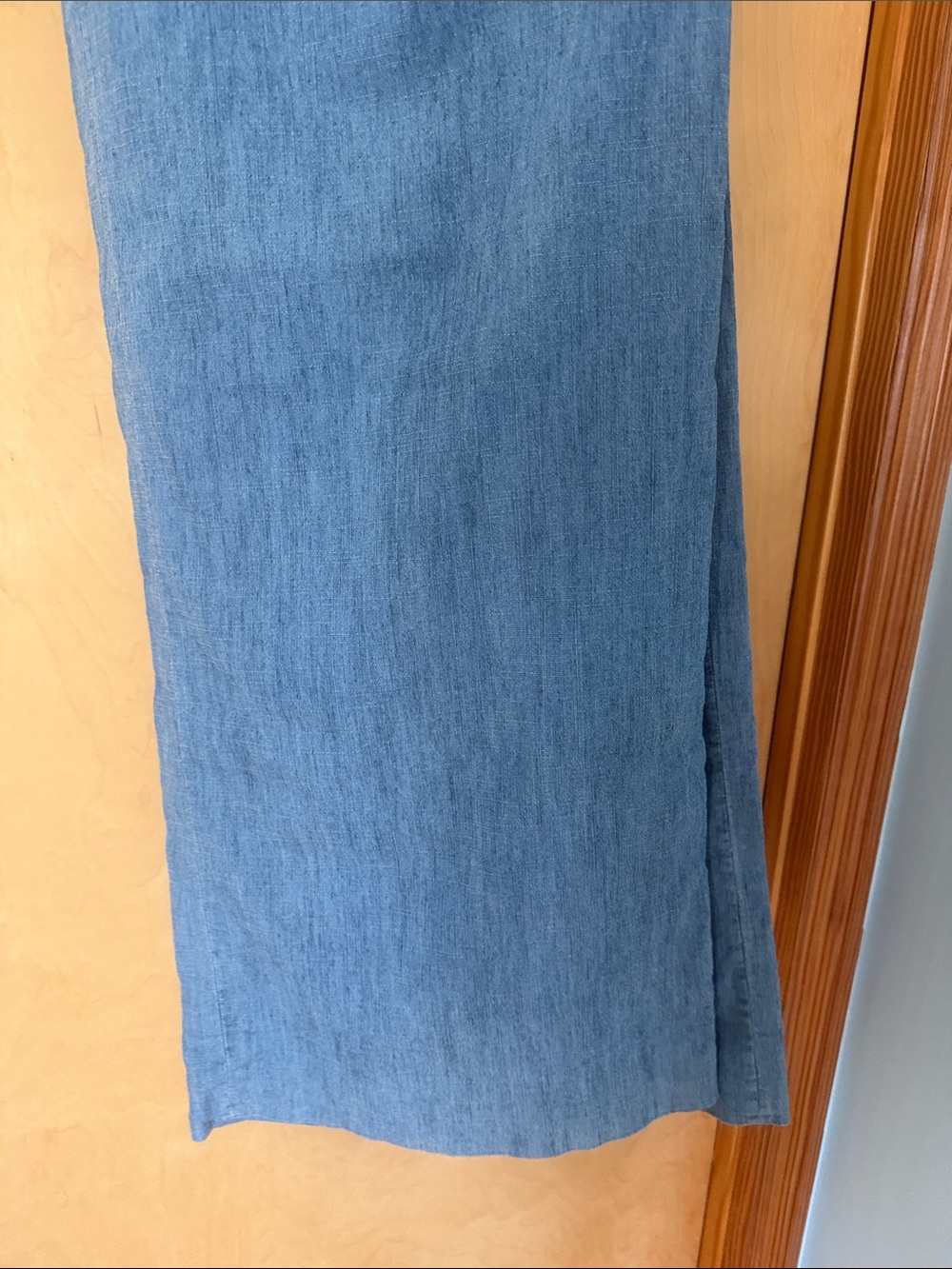 Alice + Olivia Blue Wide-Leg Pants - Picture 5 of 6